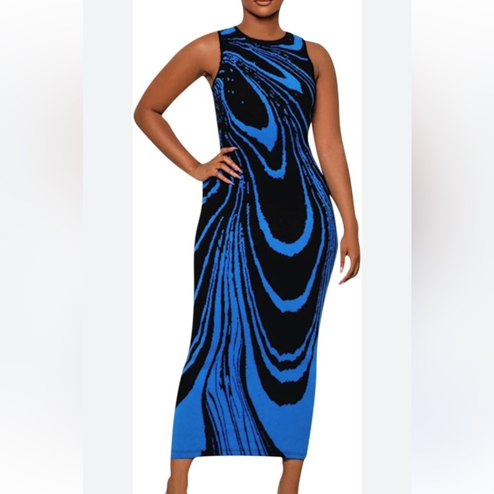 Lilly’s Kloset stretch sweater Maxi Dress